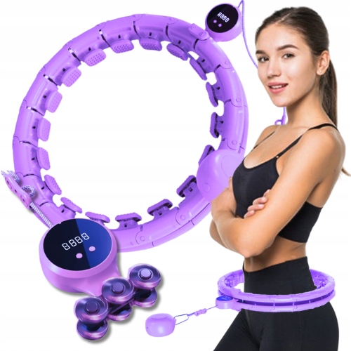 HULA HOP Z LICZNIKIEM I OBCIĄŻENIEM ODCHUDZAJĄCE SMART HULAHOP Z WYPUSTKAMI