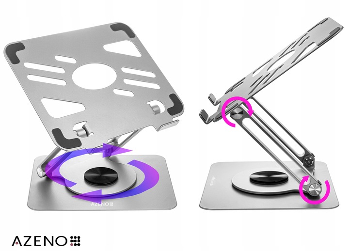 PODSTAWKA POD LAPTOPA 17 REGULOWANA OBROTOWA 360 stopni STOLIK POD LAPTOPA