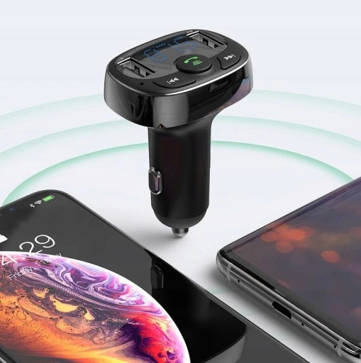 Baseus transmiter FM bluetooth ładowarka MP3 2xUSB