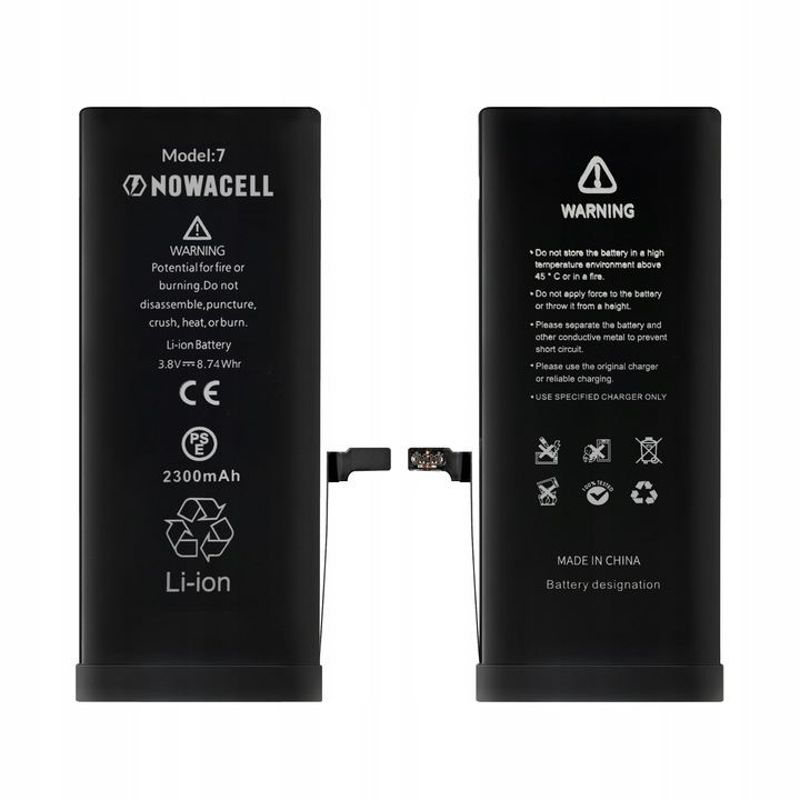 Bateria NOWACELL do iPhone 7 - większa pojemność