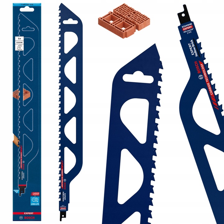 Brzeszczot do piły szablastej do Ceramiki cegły BOSCH EXPERT S2243 HM