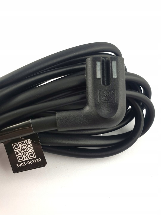 Oryg. kabel przewód zasilający do TV Samsung 3m, kątowy 2pin, ósemka,