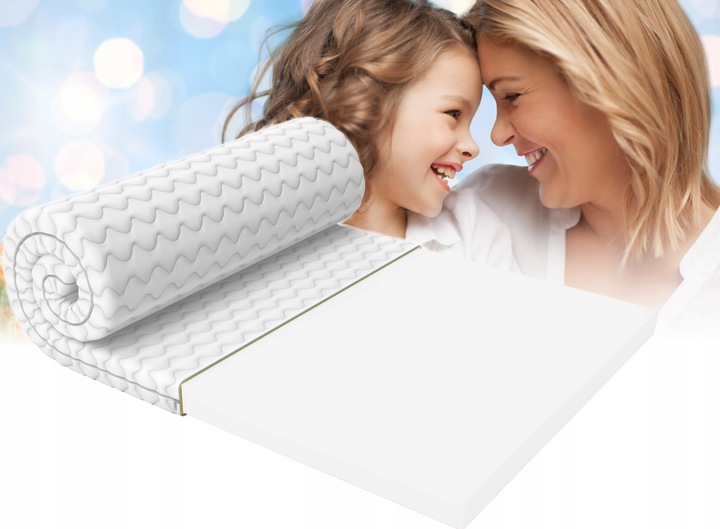 Materac nawierzchniowy 120x200 pianka PUR nakładka
