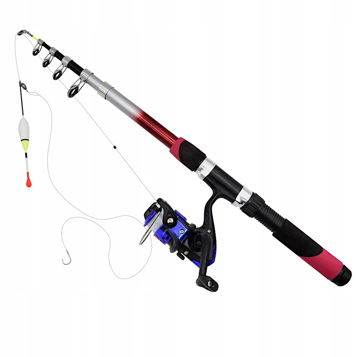 GOTOWY Uzbrojony Zestaw Wędkarski nad wodę