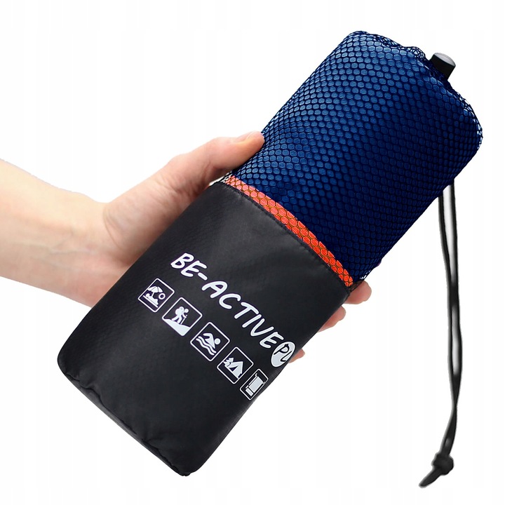 RĘCZNIK Z MIKROFIBRY SZYBKOSCHNĄCY NA BASEN WYJAZD SPORTOWY PLAŻOWY 180x100