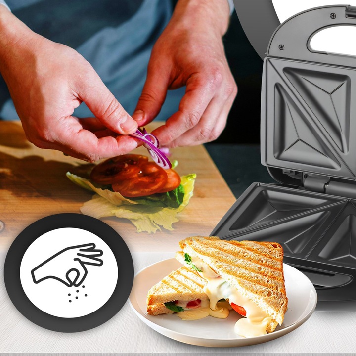 OPIEKACZ TOSTER DO KANAPEK CERAMICZNY DO CHRUPIĄCYCH TOSTÓW SANDWICH