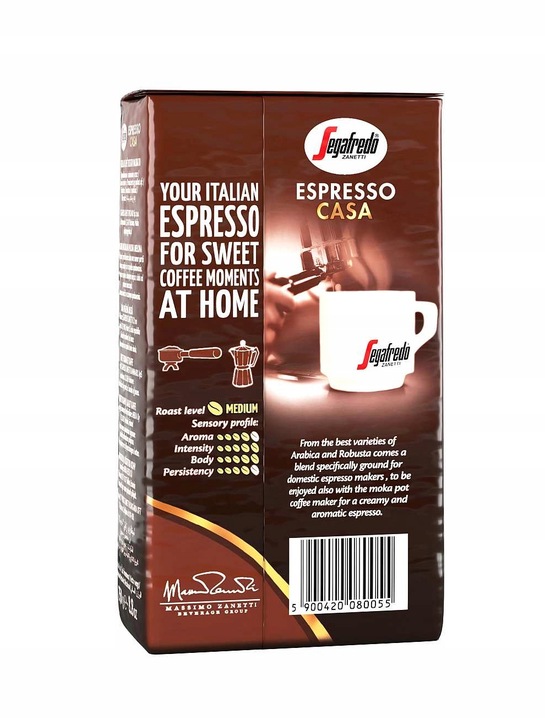 Kawa mielona Segafredo Espresso Casa 4 x 250g