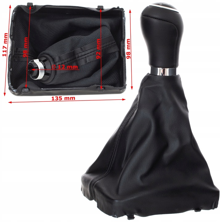 GAŁKA DŹWIGNIA ZMIANY BIEGÓW MIESZEK do Audi A4 B8 A5 A6 C6 Q5