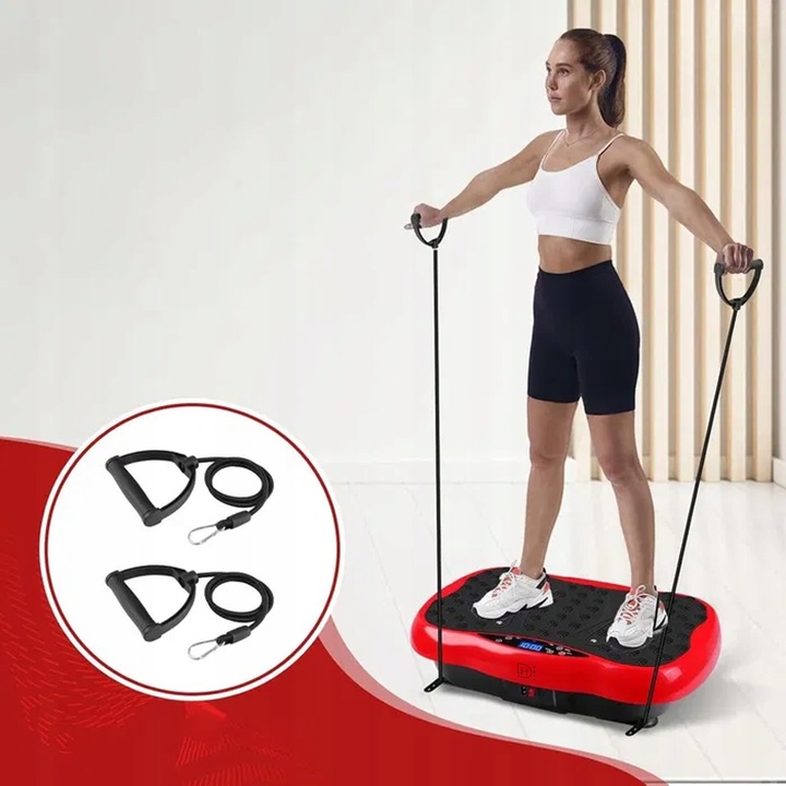 PLATFORMA WIBRACYJNA WIBRUJĄCA MASAŻER CAŁEGO CIAŁA TRENINGOWA Z PILOTEM