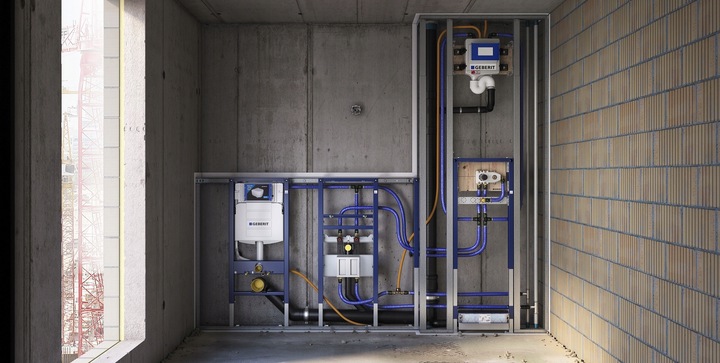 Geberit zawór napełniający do spłuczek podtynkowych typ 383 240.700.00.5