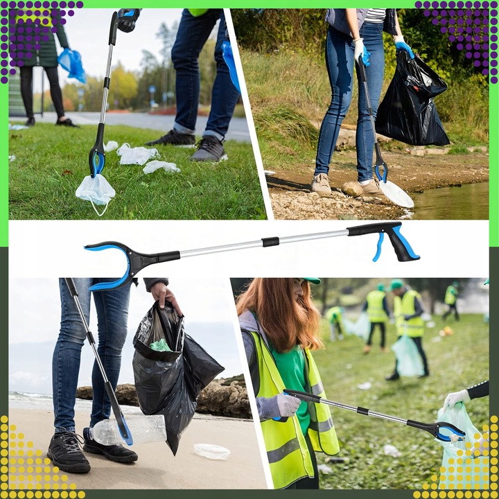 CHWYTAK Łapka Rączka dla SENIORA Niepełnosprawnych do Zbierania ŚMIECI