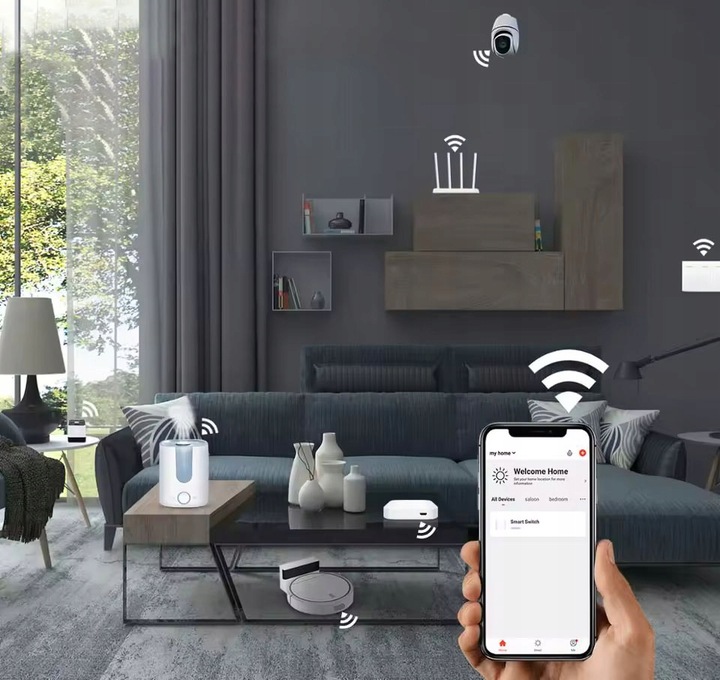 CENTRALKA BRAMKA BRAMA ZigBee 3.0 + Bluetooth WiFi TUYA SMART LIFE HOME LAN