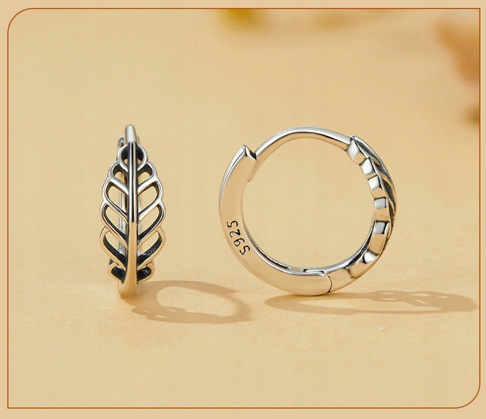 Kolczyki Srebrne PRÓBA 925 KOŁA OBRĘCZE SREBRO KÓŁKA Damskie