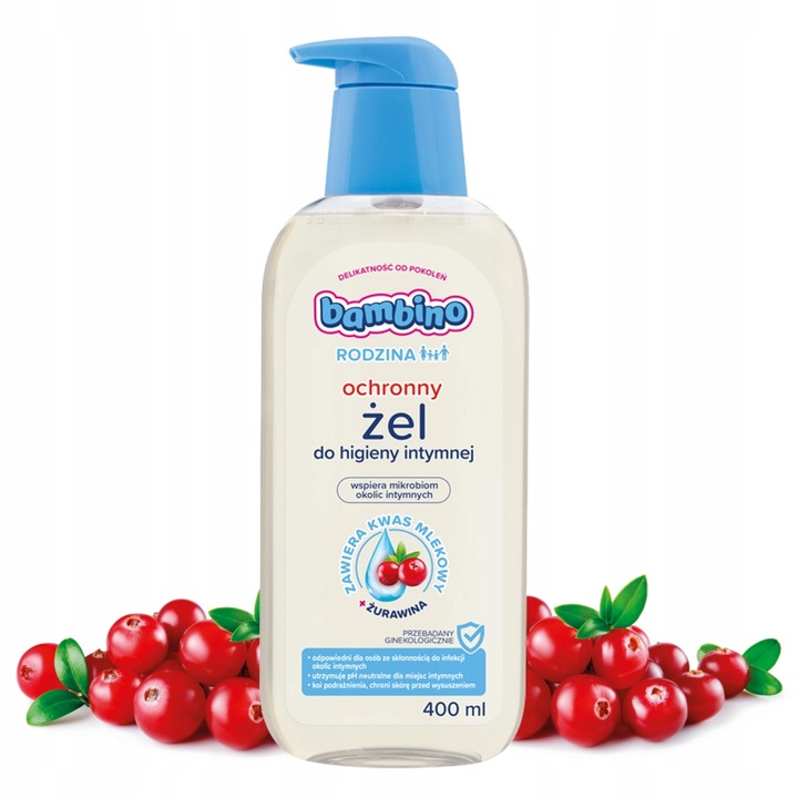 Żel do higieny intymnej BAMBINO RODZINA 3x400ml
