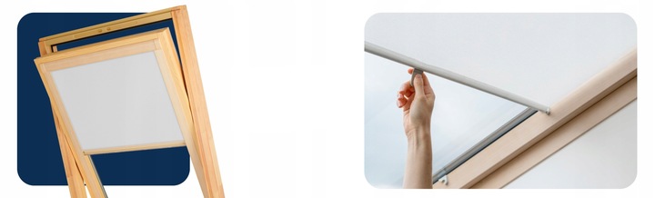 ROLETA DACHOWA TERMO do okien FAKRO VELUX OPTILIGHT 78x118 Termiczna