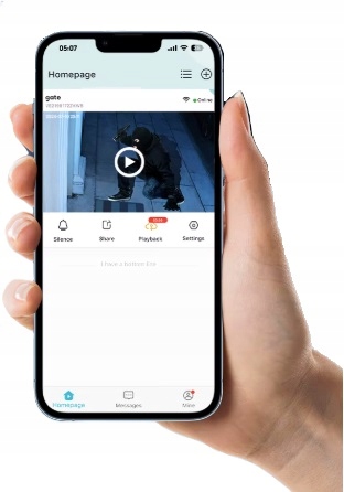 PODWÓJNA KAMERA ZEWNĘTRZNA FHD 2X5MP ZOOM OBROTOWA IP WIFI ALARM DETEKCJA