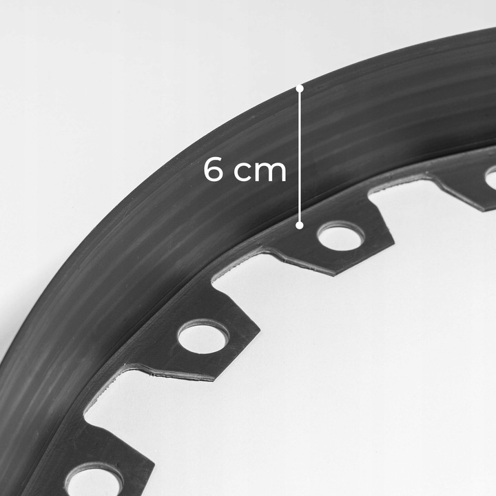 OBRZEŻE OGRODOWE TRAWNIKOWE 30 MB + KOTWY GRATIS BORDER CZARNY 60 MM 3x10M