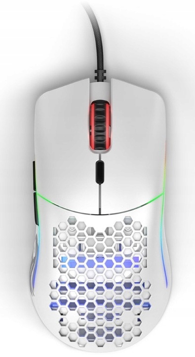 MYSZ GLORIOUS PC GAMING RACE MODEL 0, BIAŁA MATT