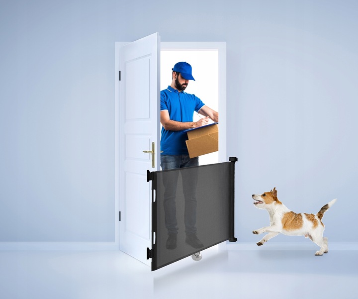 Barierka Zabezpieczająca Bramka Ochronna na Schody do Drzwi Roleta do