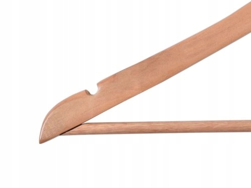 WIESZAK DREWNIANY NA UBRANIA KOMPLET 10 SZTUK DO GARDEROBY WIESZAKI