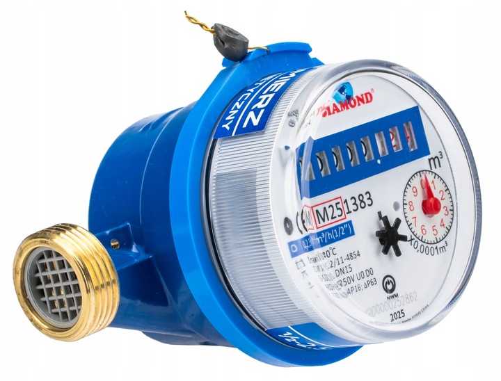 WODOMIERZ LICZNIK WODY ZIMNEJ ANTYMAGNETYCZNY ZW. 1/2 " Q3 -2.5 m3