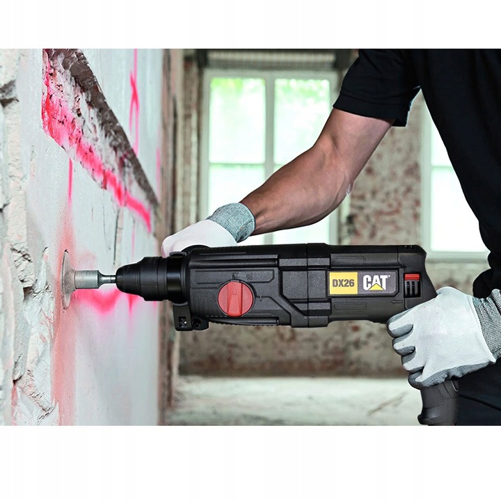 Młotowiertarka CAT DX26 SDS-Plus 800W 3J 26mm 4w1
