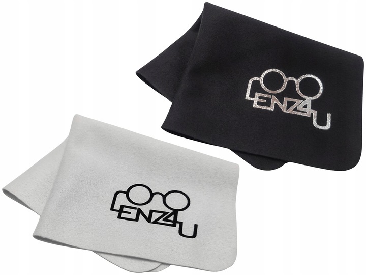 Etui Twarde na Okulary Zawias + Ściereczki Lenz4u Zestaw na Prezent