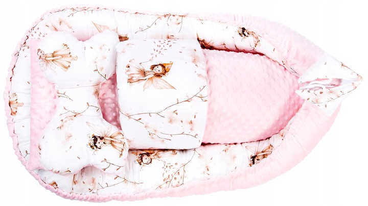 DUŻY ZESTAW KOKON KOCYK PODUSZKA MOTYL MINKY WZORY