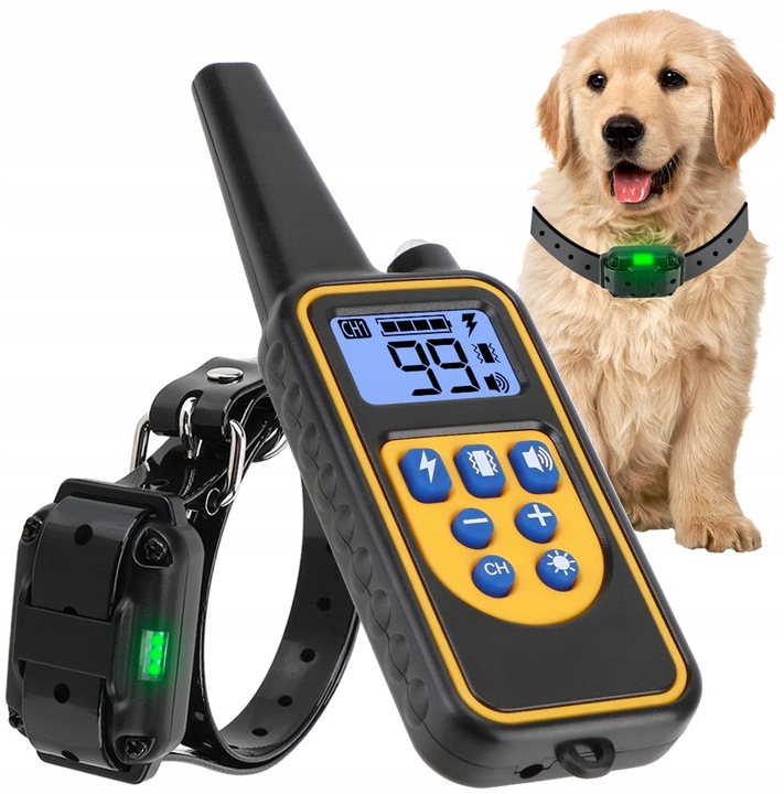 ELEKTRYCZNA OBROŻA DLA PSA 800M TRENINGOWA + PILOT