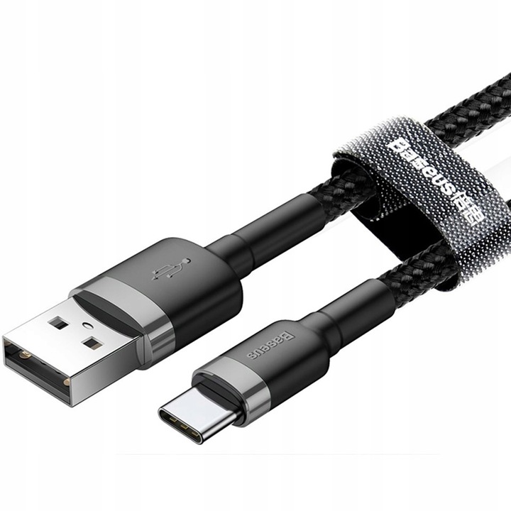 BASEUS Szybki Kabel USB-A - USB-C 1m do Telefonu Quick Charge 3A typ C