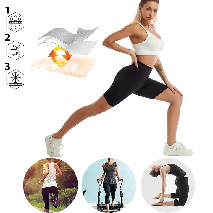 LEGINSY MODELUJĄCE SPODNIE ODCHUDZAJĄCE TERMICZNE