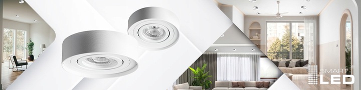 OPRAWA PODTYNKOWA HALOGENOWA TUBA LED GU10 BIAŁA