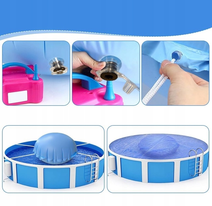 PODUSZKA POWIETRZNA BASENU DO PRZYKRYCIA MATĄ OSŁONA POKROWIEC ZIMA