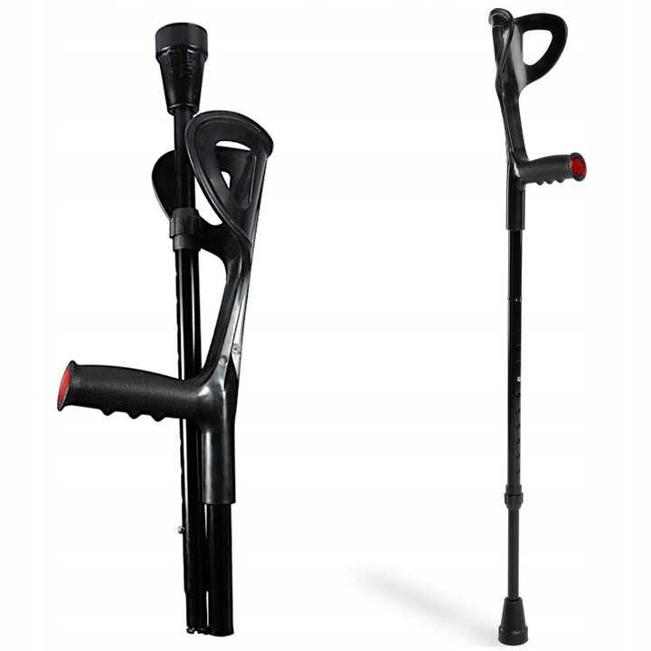 Kula ortopedyczna do chodzenia SKŁADANA kula Inwalidzka łokciowa do 136 kg