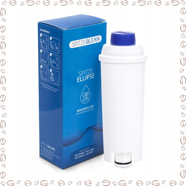3x Filtr wody Spitze Ellipse do ekspresu DeLonghi ZAMIENNIK Wysoka