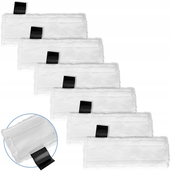 6x WKŁAD DO KARCHER SC1 SC2 SC3 SC4 SC5 SI4 EASYFIX - MOP NAKŁADKA