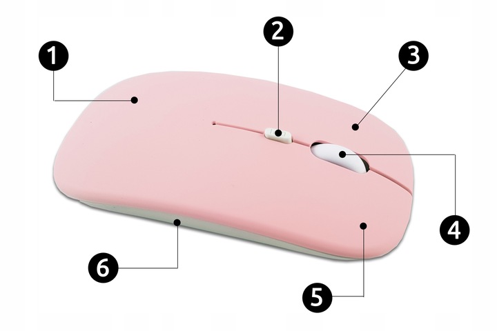 MYSZKA KOMPUTEROWA BEZPRZEWODOWA BLUETOOTH CICHA MYSZ OPTYCZNA