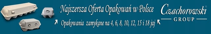 Białe Opakowanie na 10 Jaj IMA- 50szt