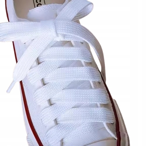 Białe Sznurówki sznurowadła do Adidas Campus 00s 150 cm szerokie grube