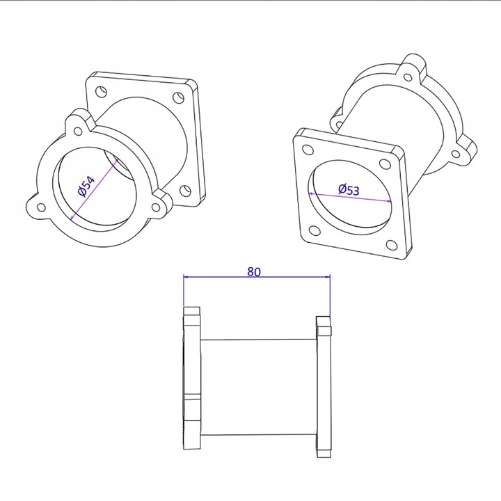Zamiennik zaślepka EGR BMW E90 E91 E60 M47N2 M57N2