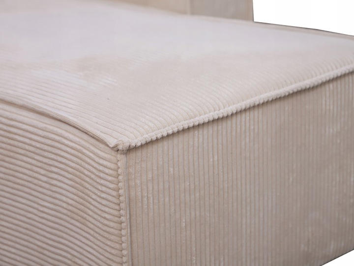 Narożnik Rozkładany BERGAMO Sztruks Rogówka z Funkcją Spania Pościel