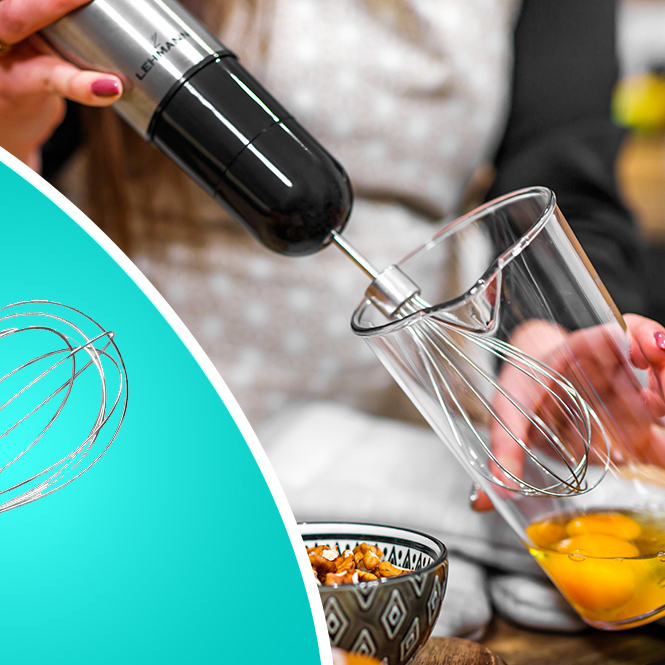 BLENDER RĘCZNY WIELOFUNKCYJNY MIKSER 1200W OSTRZE XL TRYB TURBO ZESTAW