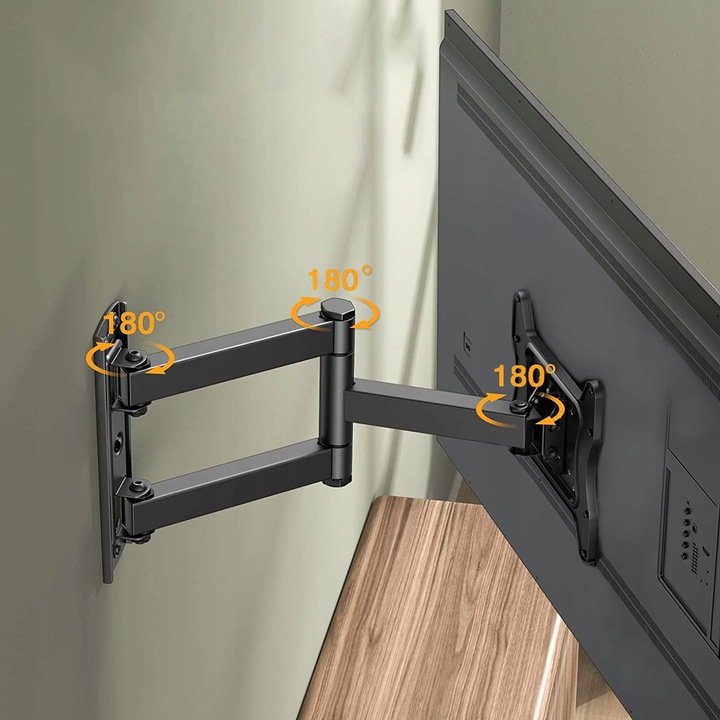 OBROTOWY UCHWYT DO TELEWIZORA LCD WIESZAK TV RUCHOMY 15-48 CALI KingMount