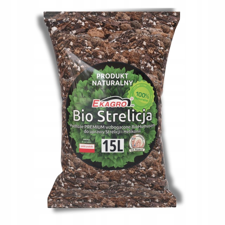Ziemia do Strelicji i helikonii BIO Bigos Podłoże Premium 15L