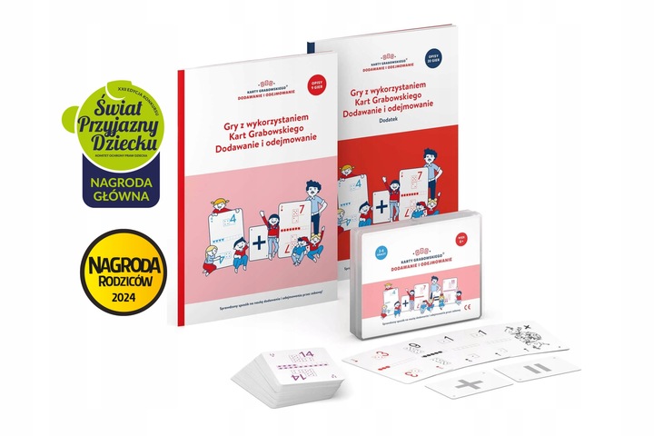 Karty Grabowskiego Dodawanie i odejmowanie - 29 gier