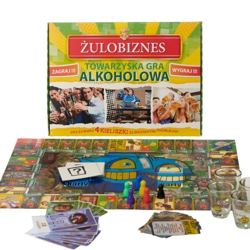 GRA PLANSZOWA ŻULOBIZNES Z KIELISZKAMI TOWARZYSKA
