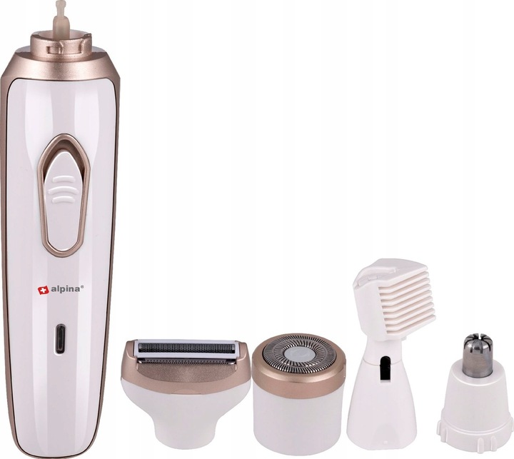 GOLARKA Maszynka DO GOLENIA Elektryczna DAMSKA Trymer Depilator 4w1