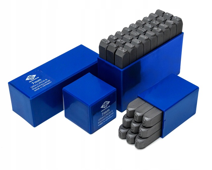 ZNACZNIK NUMERATOR STEMPLE LITERY 27 GERMANY 7 mm