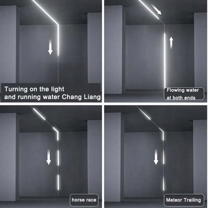 TAŚMA LED COB IP20 24V 360d Magic Pixel PŁYNĄCA WS2811 cyfrowa 1m