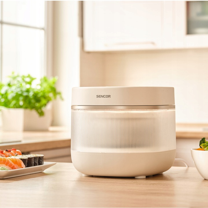 Ryżowar LOW CARB 10 FUNKCJI 2L Dotykowy Ekran 500W Sencor SRM 2000WH
